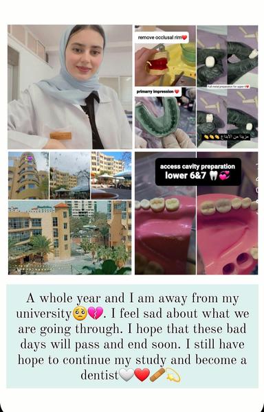 Please Share and Donate 🥺⭕️

I still need your help to pay our University fees N & Sh 🏫🦷💉
108$  / / 2785$        ❤🖤🤍💚🇵🇸