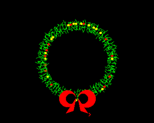 BBC Micro Bot graphics output - ring of fir
