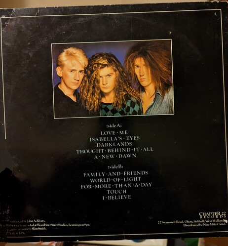 Back cover of Sun Family by Balaam & The Angel