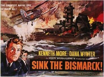 film poster for sink the bismarck