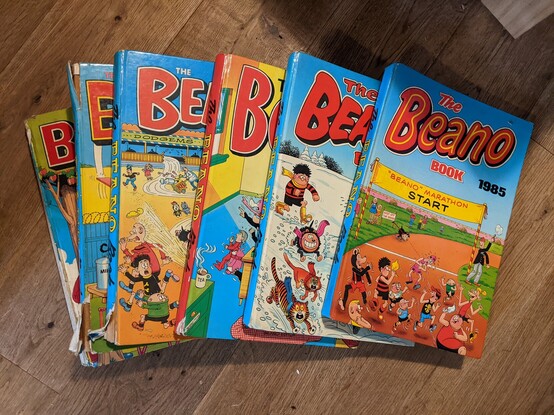 Some Beano annuals 