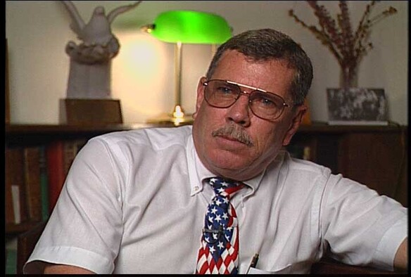 Thompson later, talking about his role in Veterans for Peace and calls for recognition and reconciliation