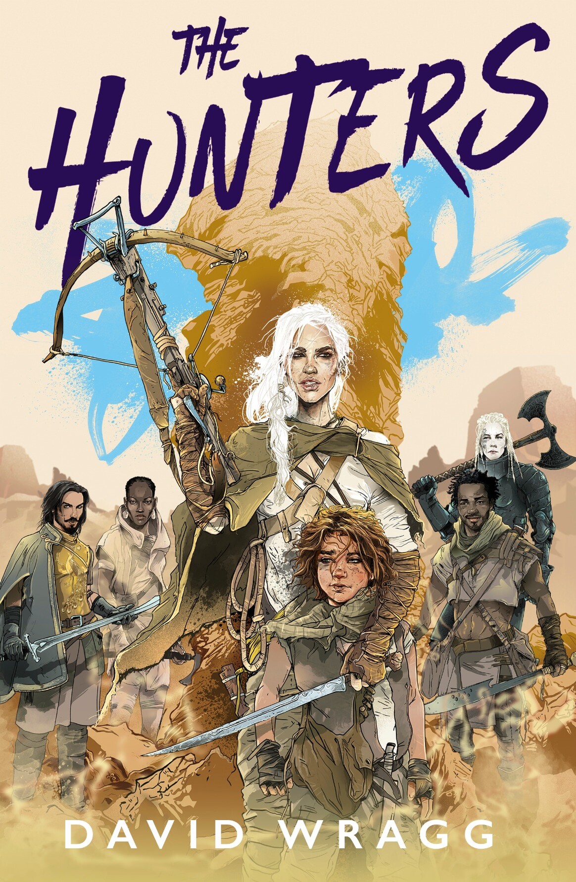 The magnificent cover for THE HUNTERS