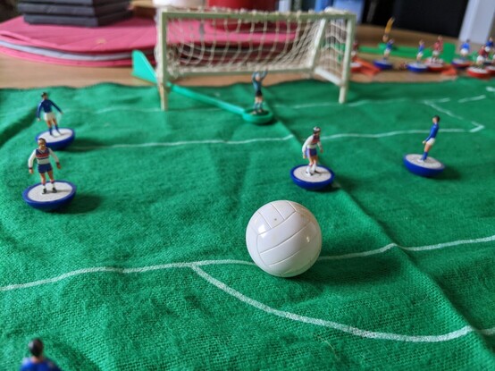 A game of Subbuteo 