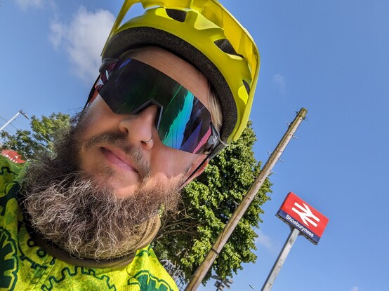 Me at Shoeburyness station