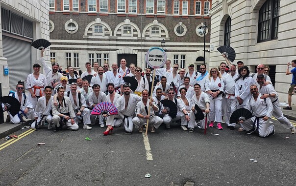 IshigakiJujitsu Club at the end of the pride march