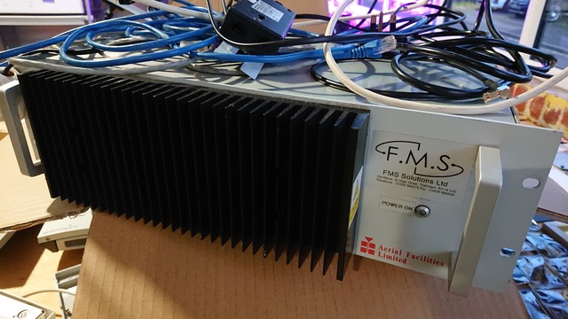 A rack mount GSM1800 single channel booster with some serious heatsink action 