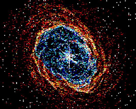 BBC Micro Bot graphics output - BBC BASIC - Dying Star