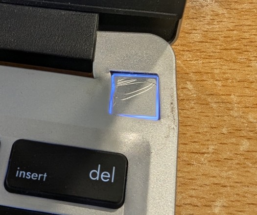 Framework fingerprint reader, dropped and corner damaged of laptop