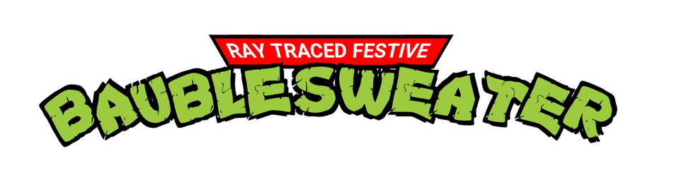 Ray traced festive bauble sweater